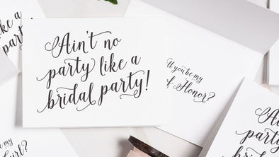 funny and sweet bridesmaid proposal cards