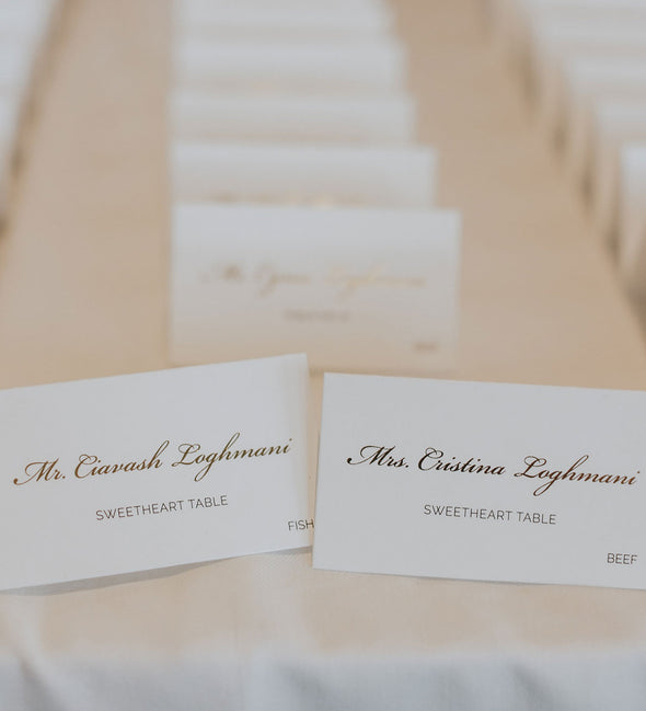 Opposites Attract Place Card