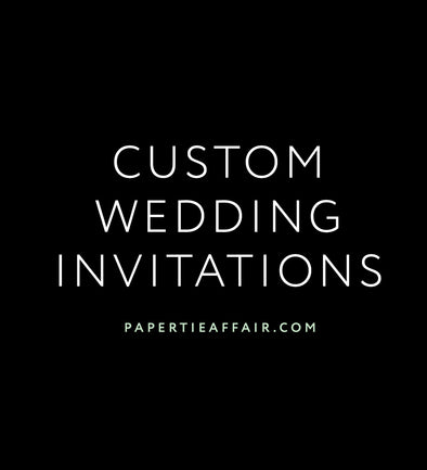 Custom Wedding Invitations (Payment 2/2)