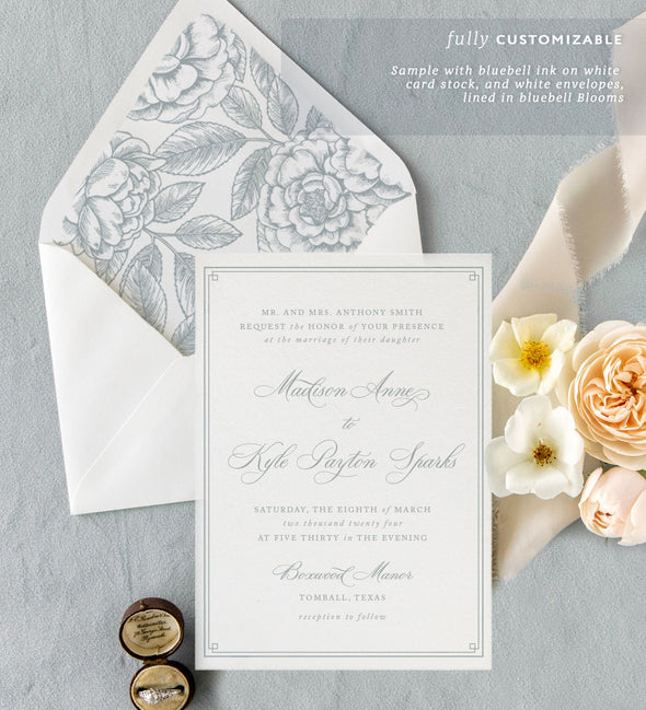 Sierra Script Wedding Invitation