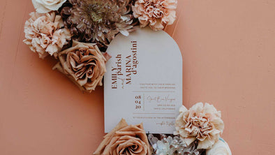 This Desert Invitation is Featured on Green Wedding Shoes!