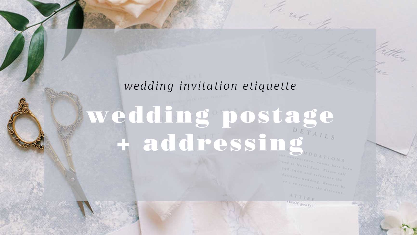 Five Tips for Postage, Stamps, and Mailing Wedding Invitations
