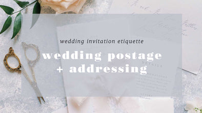 Wedding Invitation Postage and Addressing