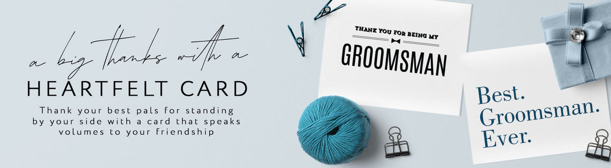 Groomsman Thank You Cards