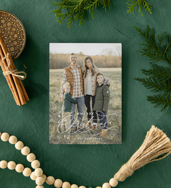 Twinkling Christmas Holiday Card