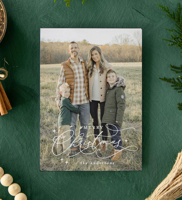 Twinkling Christmas Holiday Card