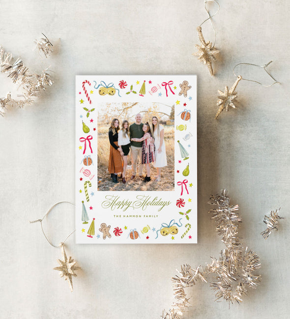 Quirky Holiday Christmas Card