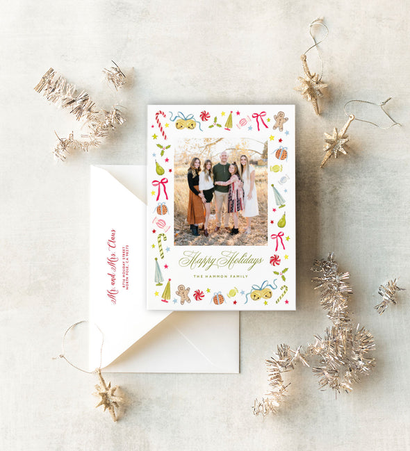 Quirky Holiday Christmas Card