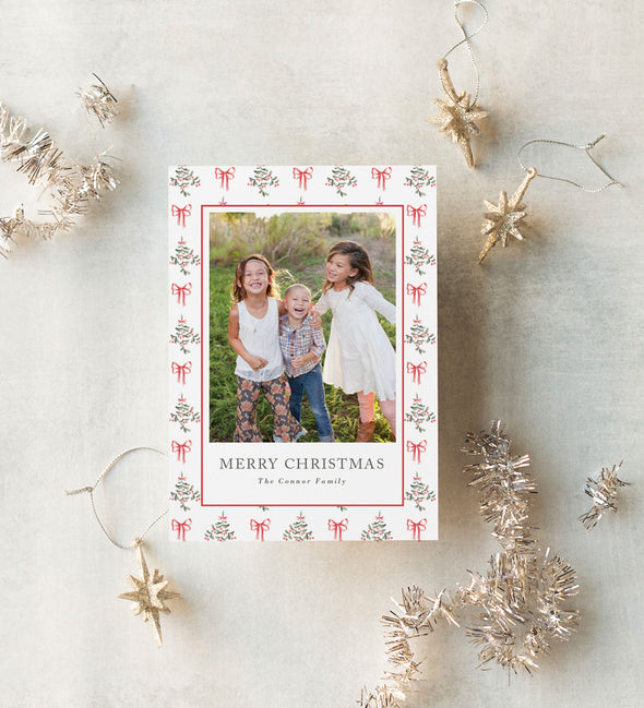Merry Mistletoe Holiday Card