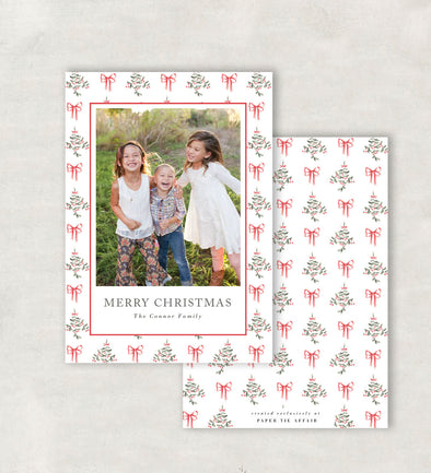 Merry Mistletoe Holiday Card