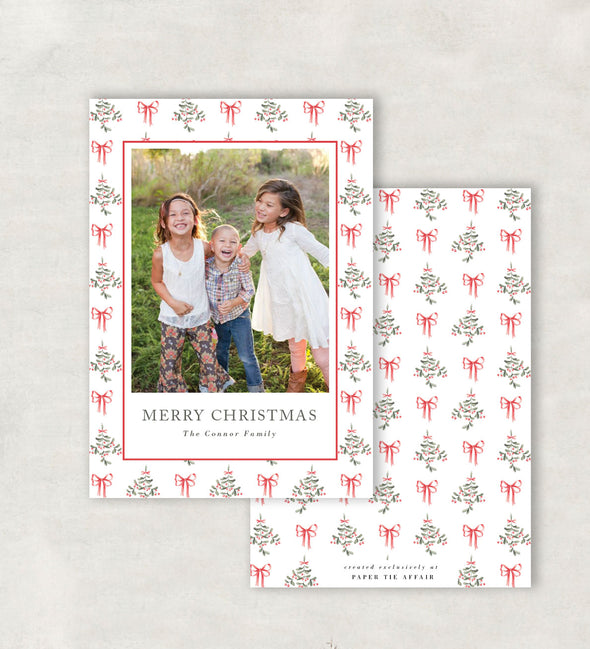 Merry Mistletoe Holiday Card