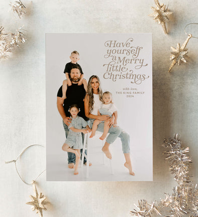 Modern Joy Holiday Card