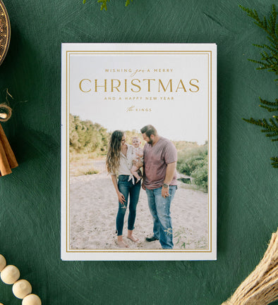 Modern & Merry Holiday Card