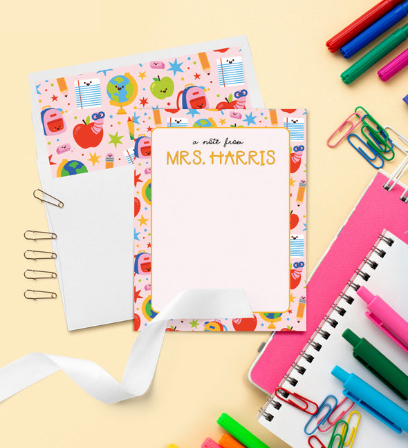 School is Cool Notecard Set