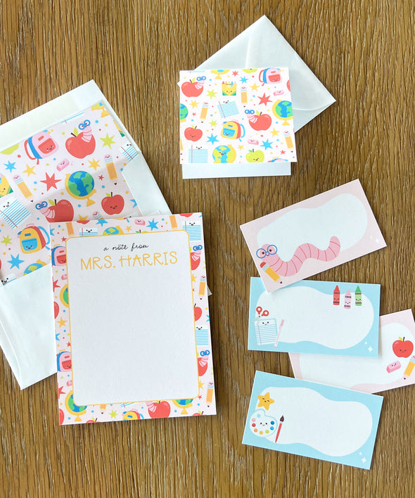 School is Cool Notecard Set