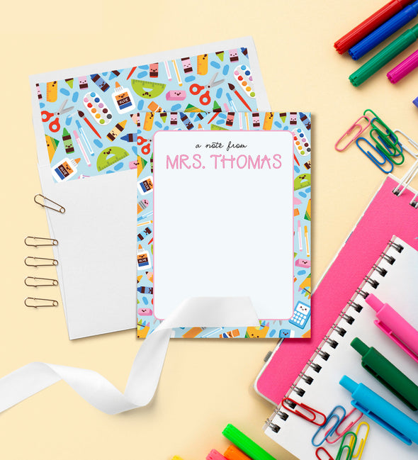 School is Cool Notecard Set