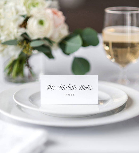 Bader Script Place Card