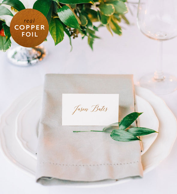 Classic Calligraphy Place Card