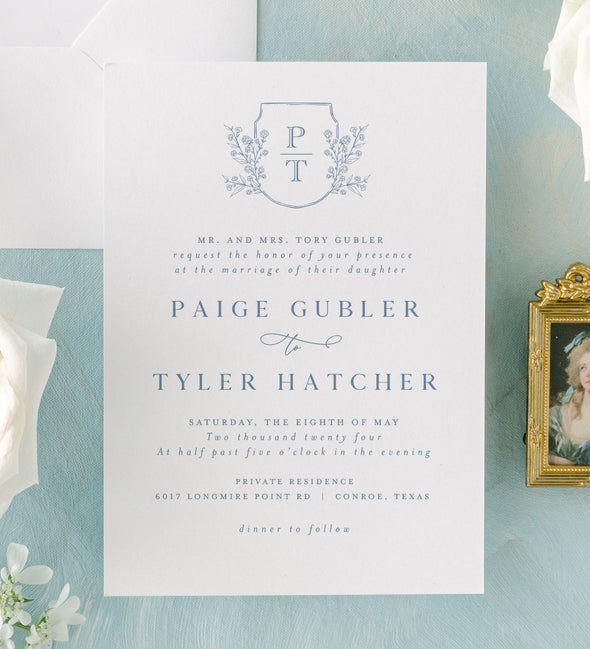 Floral Passion Wedding Invitation