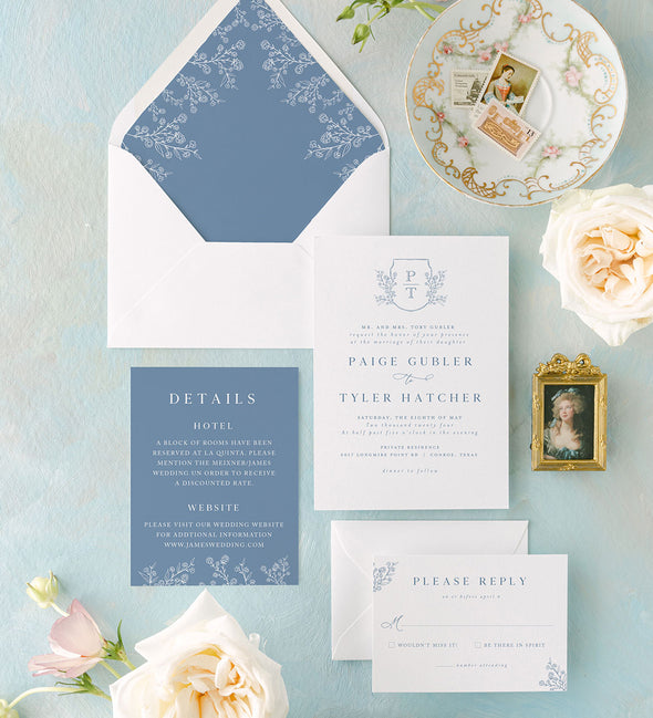 Floral Passion Wedding Invitation