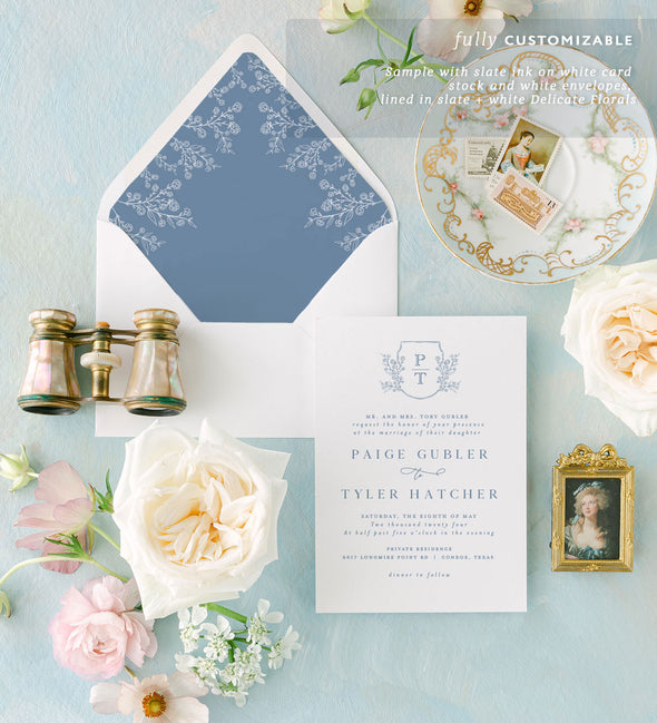 Floral Passion Wedding Invitation