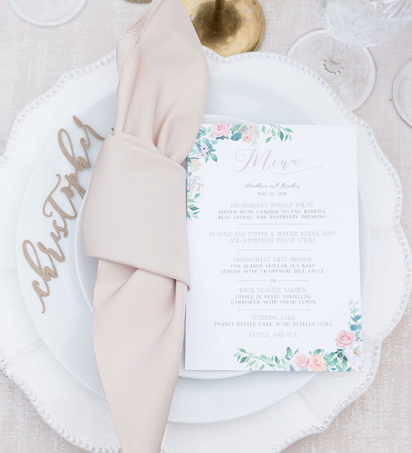 Grace Wreath Menu