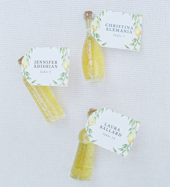 Lemon Branch Place Card