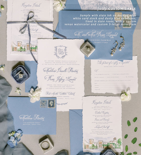 Madison Crest Wedding Invitation