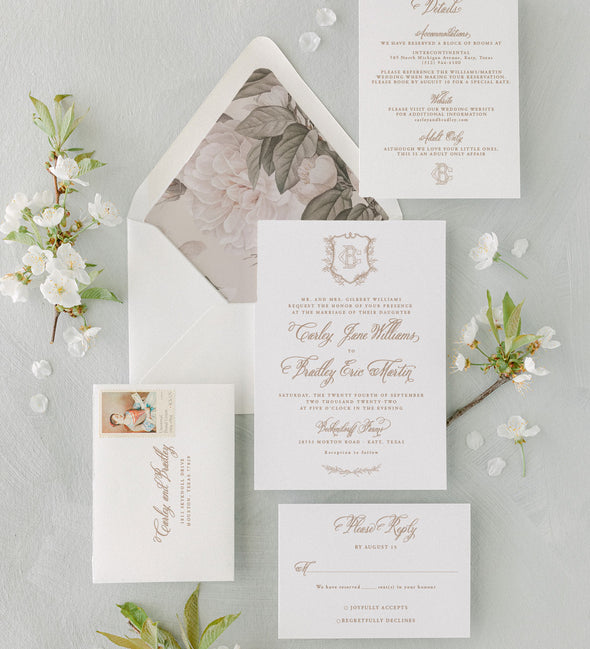 Madison Crest Wedding Invitation