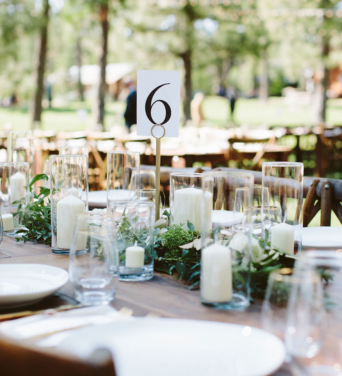 How to number tables at wedding 60 photos - Astyledwedding.com
