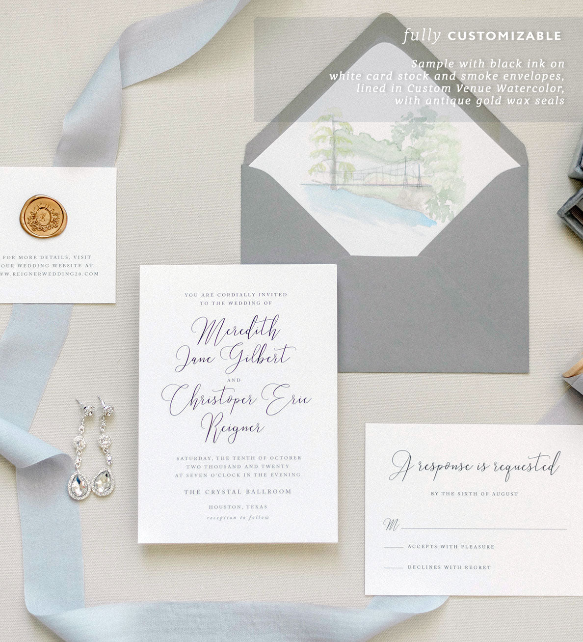 Customizable Wedding Invitation | Classic & Timeless