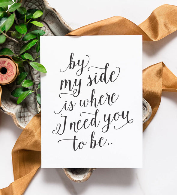 Need You By My Side