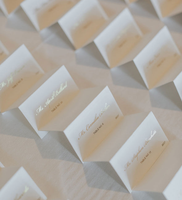 Opposites Attract Place Card