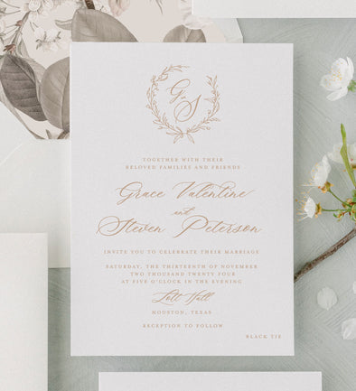 Passionate Affair Wedding Invitation