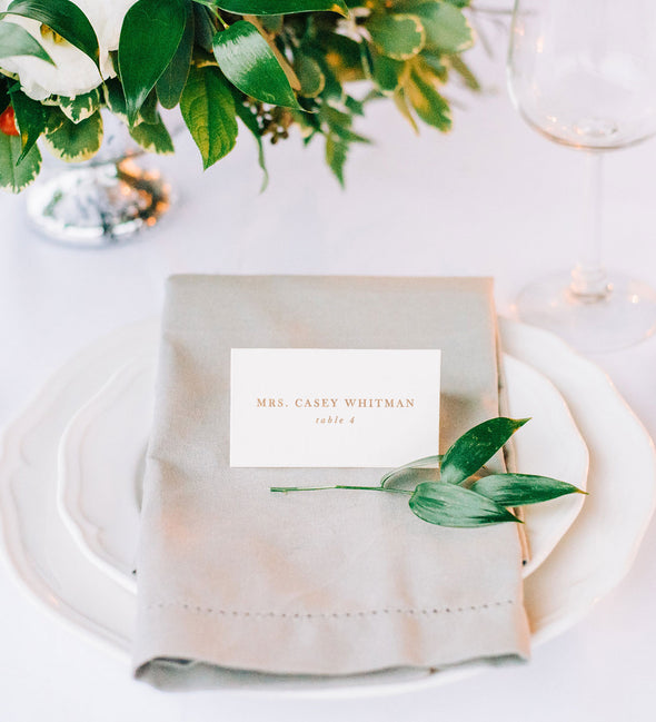 Serif Affair Place Card