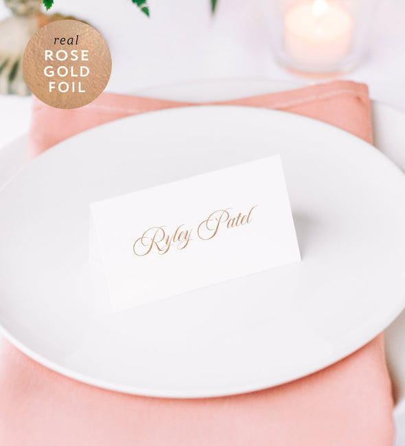 Simply Glamorous Place Card