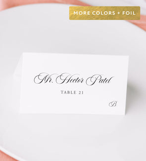 Simply Glamorous Place Card