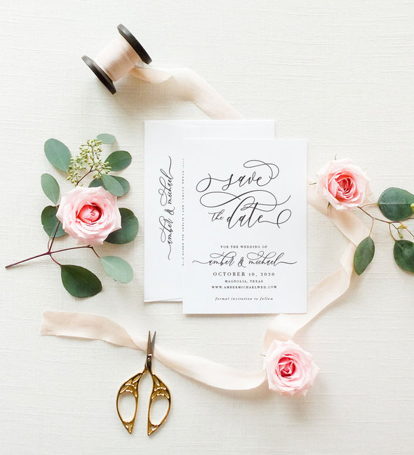 Timeless Romance Save The Date