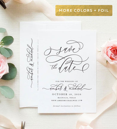 Timeless Romance Save The Date