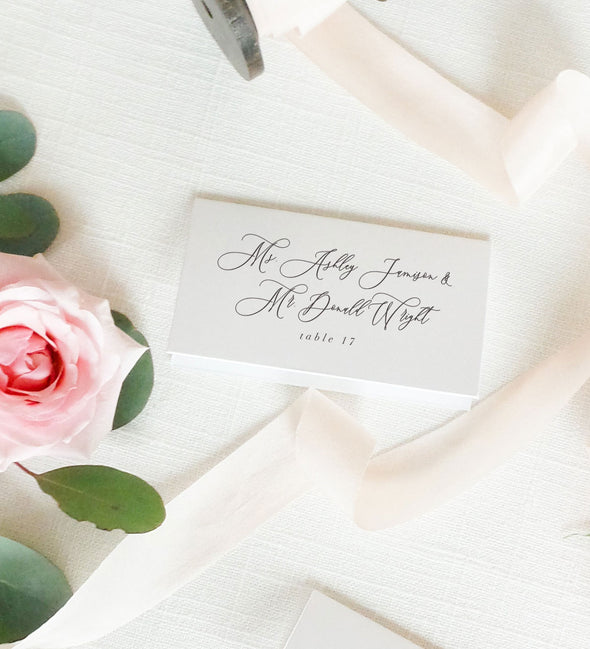 Timeless Romance Place Card