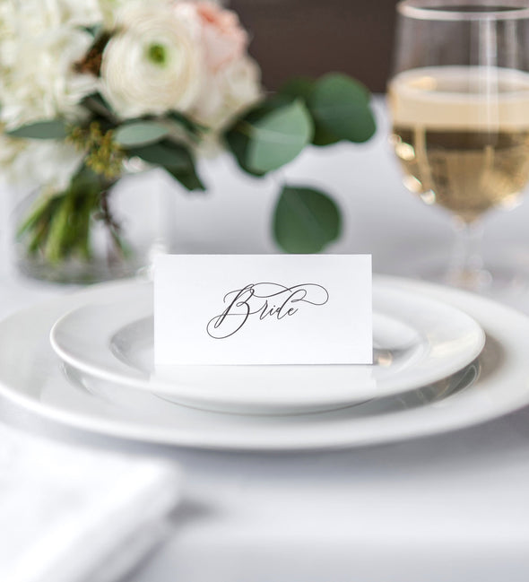 Timeless Romance Place Card