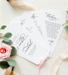 wedding ceremony programs