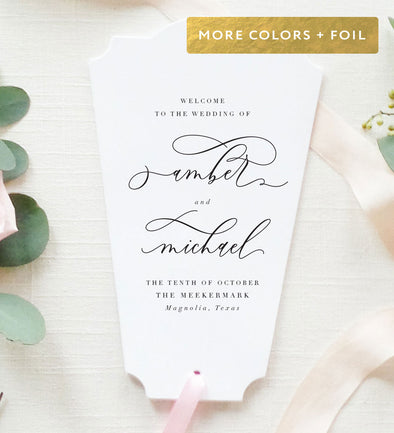 wedding ceremony programs