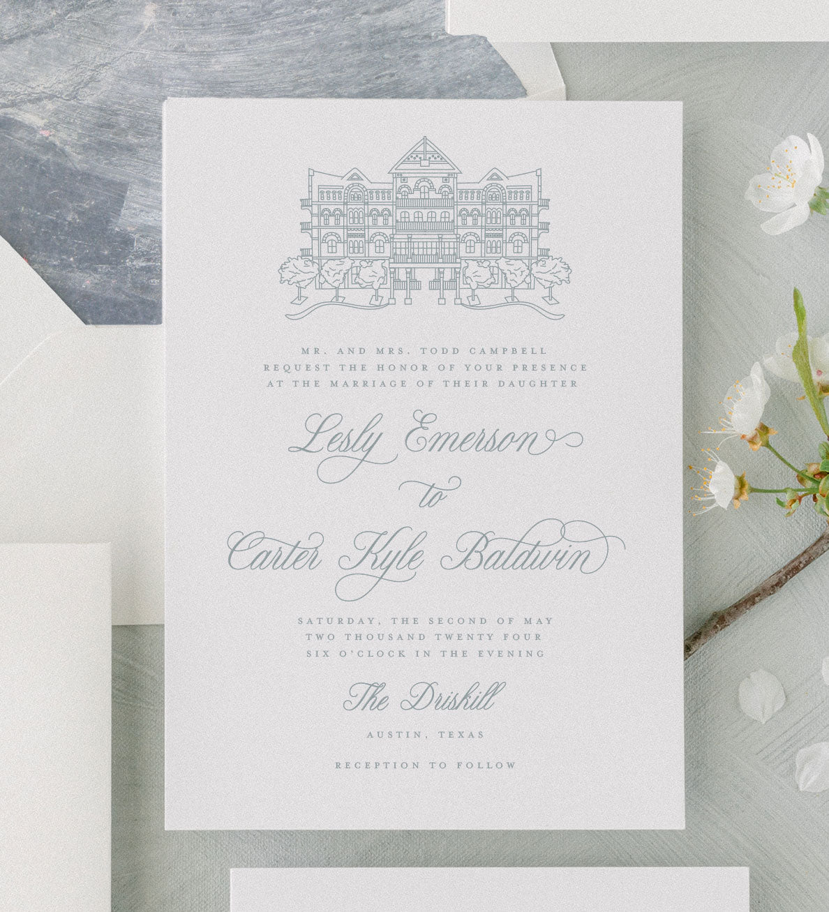 Classic wedding invitations store