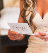 wedding day note card