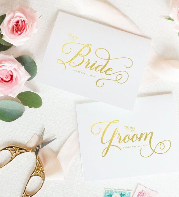 wedding day note card