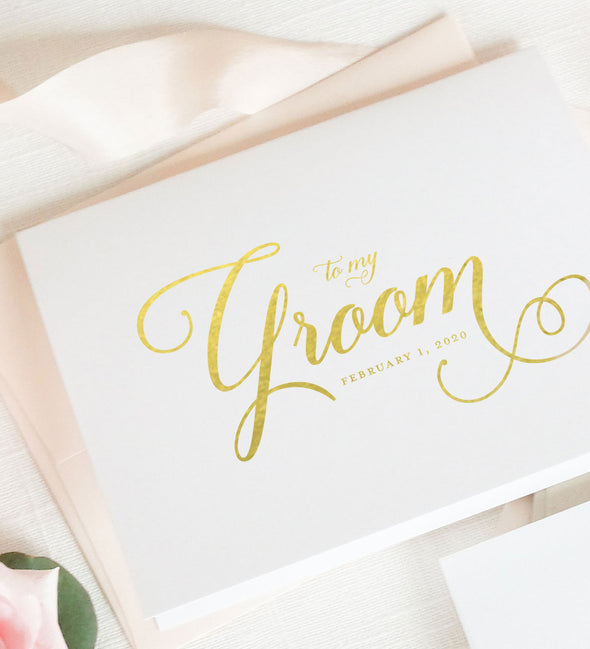 wedding day note card