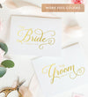 wedding day note card