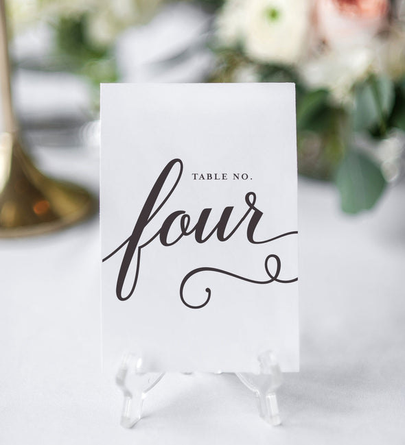 Whimsical King Table Number