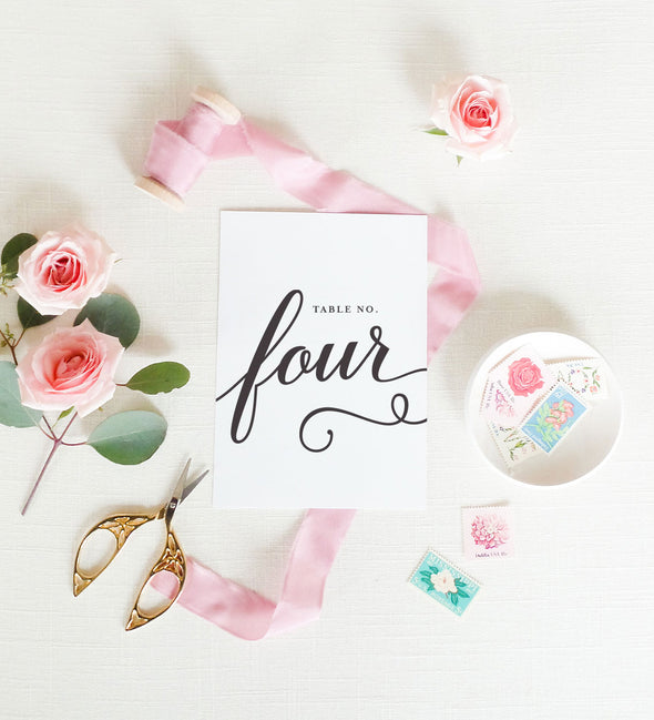 Whimsical King Table Number
